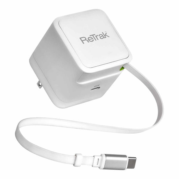 Helix/Retrak Wall Charger 45W with USB-C Cable White