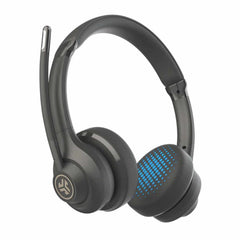 JLab Go Work Gen2 Wireless or Wired On-Ear Headphones Black