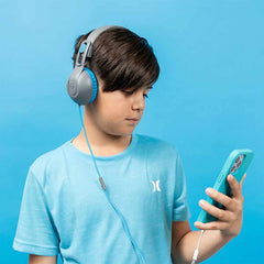JLab JBuddies Studio 2 Wired Headphones Blue/Gray