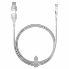 Statik PowerPivot Pro Nylon Braided Charge/Sync Cable USB-C to USB-C 4ft White
