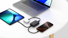 Blu Element PowerFlex 10K mAh 20W PD Power Bank with Built-In USB-C Cable Black
