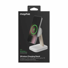 mophie Qi2 Wireless Charging Stand 15W White