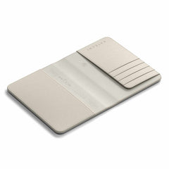 Satechi Vegan-Leather Passport Cover with Find My Sand