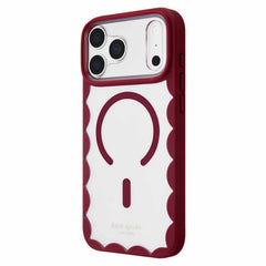 Kate Spade Scallop MagSafe Case Cherry Glaze for iPhone 18 Pro/17 Pro