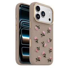 OtterBox Symmetry Cactus Leather Embroidery MagSafe Case Cottage Rose for iPhone 18 Pro/17 Pro