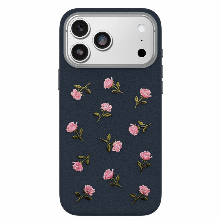 OtterBox Symmetry Cactus Leather Embroidery MagSafe Case Manor Bloom for iPhone 18 Pro Max/17 Pro Max