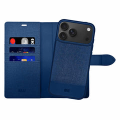 Blu Element Folio 2-in-1 Case Lazuli Blue for iPhone 18 Pro/17 Pro