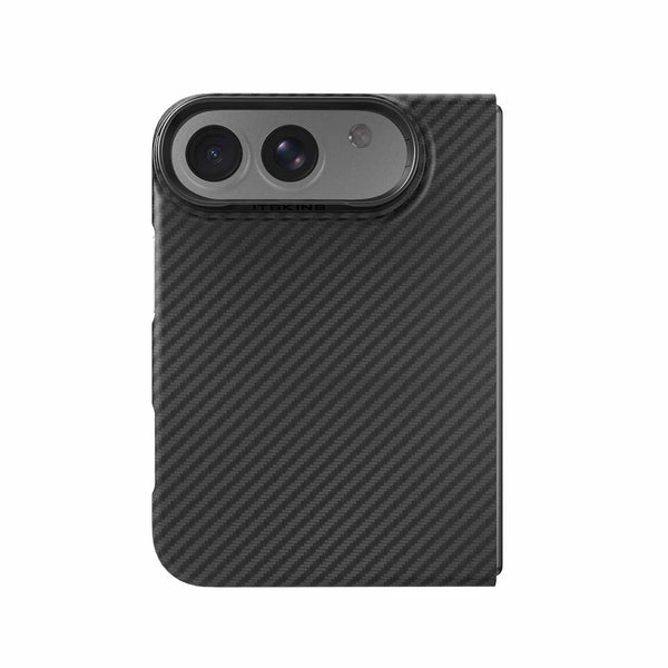 ITSKINS Supreme_R Eclipse Stand MagSafe Case Black for iPhone Duo