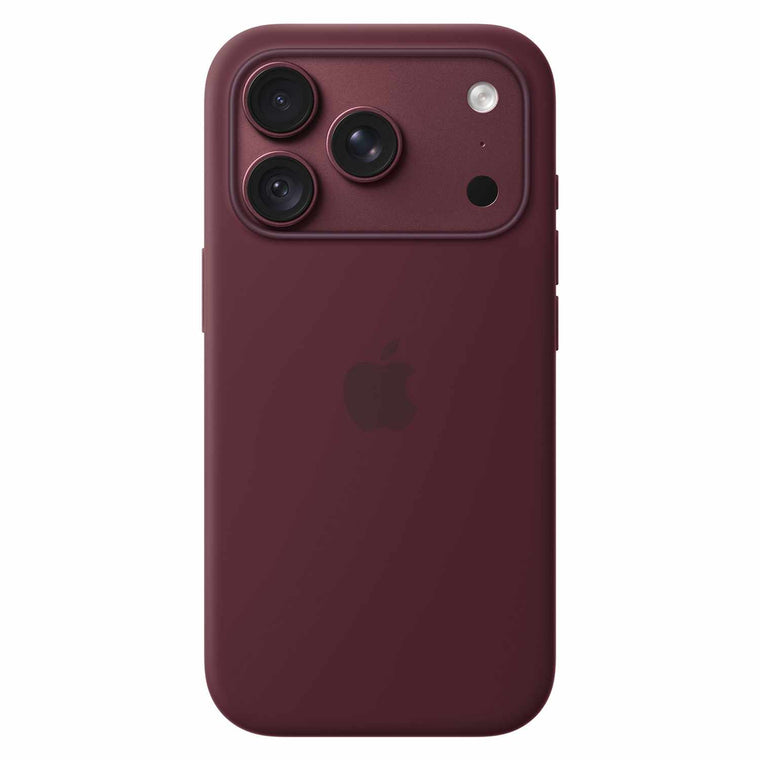 Apple Silicone Case with MagSafe Burgundy for iPhone 18 Pro