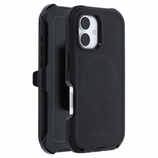 OtterBox Defender Pro MagSafe with Holster Black for iPhone 16 in Bulk Packaging