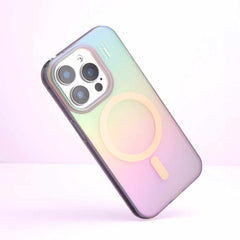 Ideal of Sweden Clear MagSafe Mid Case Shimmer for iPhone 16