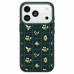 OtterBox Symmetry Clear MagSafe Case w/Camera Control Golden Bloom (Green) for iPhone 17 Pro