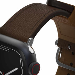 OtterBox Symmetry Cactus Leather Watch Band Rich Adobe for Apple Watch 45/44/42 mm