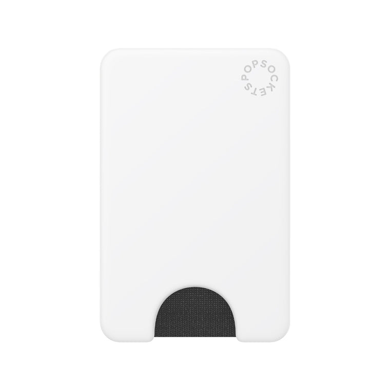 806920 PopWallet For MagSafe Round with Adapter Ring White